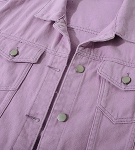 แจ็กเก็ตผ้ายีนส์สำหรับผู้หญิงกันน้ำระบายอากาศได้ดีมีสไตล์ที่สมบูรณ์แบบ - Product Image 6