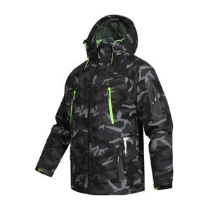 Vêtements de sport d'hiver classiques veste Softshell en tissu à séchage rapide confortable pour hommes veste respirante coupe-vent isolée Indemand - Product Image 3
