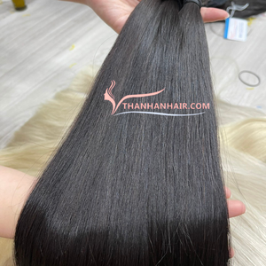 Meilleurs ARTICLES CHAUDS 100% Cheveux Bruts En Vrac Droite Extension de Cheveux Humains En Vrac De Haute Qualité - Product Image 2