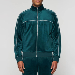 2024 chándal de terciopelo para hombres OEM ODM ligero con impresión de logotipo personalizado de alta calidad profesional para hombres - Product Image 4
