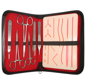 Kit de práctica de sutura Frazier compacto portátil Herramientas duraderas y almohadilla de silicona con fuente de alimentación manual para entrenamiento - Product Image 4