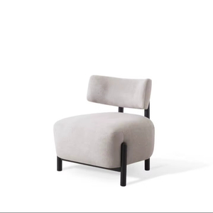 Sofá de tela de lana de cordero, diseño perezoso moderno como cuero para apartamento y sala de estar - Product Image 1