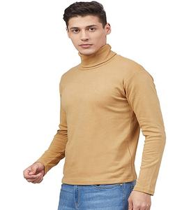 Camisetas de moda de invierno de talla grande para hombre, Jersey cómodo de alta calidad con logotipo de Color personalizable, diseño transpirable de cuello largo - Product Image 5