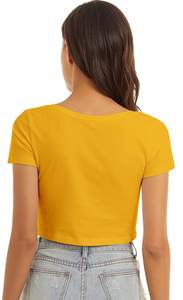 เสื้อครอปสตรีน้ำหนักเบาดีไซน์สวยไม่ยับ - Product Image 5