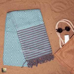 Ultra Absorbent <b>Lightweight</b> Bamboo Viscose <b>Beach</b> <b>Towel</b> High Quality with Smooth Fast Drying Breathable Surface Elite Feel - Product Image 6
