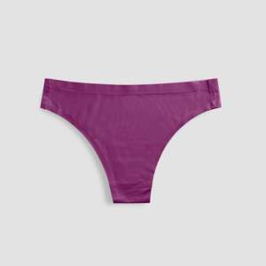 Culotte sans couture ajustée rouge violacé, taille haute/basse, coupe haute, ODM, tailles XL 2XL, usage quotidien, Nylon/Spandex/Polyamide - Product Image 2