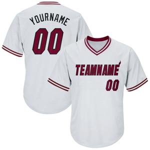 Camiseta de Béisbol Personalizada con Logotipo, Impresión por Sublimación de Alta Calidad, Talla Grande, Negra, con Botones, Conjunto Juvenil Unisex, Uniforme Holgado - Product Image 1