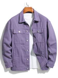 Vestes Denim Hiver Vintage pour Homme Bouton Avant 100% Coton Tendance Eco-Friendly 2025 Styles - Product Image 4