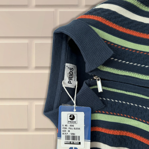 เสื้อสเวตเตอร์ผ้าแจ็คการ์ดแขนยาวมีซิปสำหรับผู้ชายเสื้อยืดถักแบบสวมหัวสำหรับฤดูหนาวป้องกันการ14gg - Product Image 2