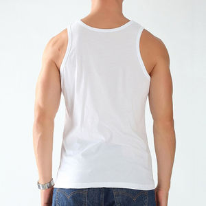 Camisetas de Tirantes Deportivas de Alta Calidad para Hombre, Talla Grande, Tejido de Algodón/Poliéster de 220g, Estilo Casual, Secado Rápido, Transpirables, para Gimnasio y Entrenamiento - Product Image 2