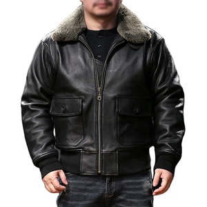 Men Fashion Leather <b>Jacket</b> Custom OEM PU Leather Motorcycle <b>Jacket</b> Winter Streetwear Supplier - Product Image 1