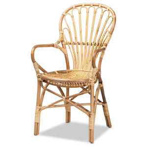 BEST PRICE - <b>Bamboo</b> Cane Chair Garden Wicker Dining Chair Outdoor Furniture - Product Image 1