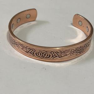 Pulsera de cobre puro vintage personalizable para hombres y mujeres Precio bajo de fábrica Regalo de novedad Estilo vintage - Product Image 6