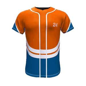 Camiseta de béisbol y softbol personalizable y cómoda, ropa deportiva transpirable de último modelo fabricada en Pakistán, servicio OEM - Product Image 1