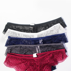 カスタムロゴピュアホワイトレースメッシュバックレスセクシーパンティースパンデックス女性下着Tバック - Product Image 5