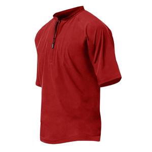 เสื้อแจ็คเก็ตเบสบอล/ซอฟต์บอลผู้ชายแบบลำลอง ซิปหน้า 1/4  ผ้าเคลือบ ระบายอากาศ ป้องกันรังสียูวี กันน้ำ ปรับขนาดชายเสื้อด้านล่างได้ - Product Image 5