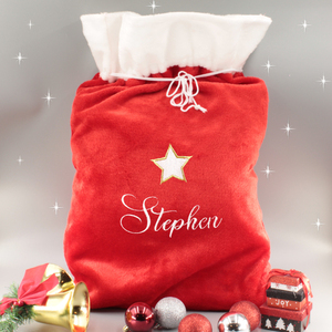 Bolsa de regalo de Navidad personalizada de alta calidad Artículo de seda personalizado con patrón de estilo liso para promoción de EE. UU. Listo para exportación - Product Image 2