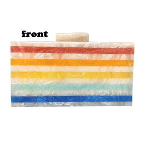 กระเป๋าคลัทช์ลายหินอ่อนทำจากเรซินหลากหลายแนวแฟชั่นทำด้วยมือกระเป๋าสำหรับงานราตรีสุดหรูสำหรับงานเลี้ยงงานแต่งงานและโอกาสพิเศษ - Product Image 1