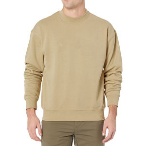 Gros lourd 95% coton 320G pull pull polaire sweat à col rond personnalisé conçu ODM saison d'hiver 6XL en relief - Product Image 1