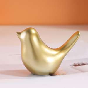 Figurine d'oiseau coulé Sculpture Objet décoratif à prix raisonnable Vente à chaud Excellent oiseau d'or Showpiece & presse-papiers - Product Image 2