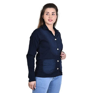 2024 nouveau Style personnalisé femmes Denim Jean vestes Style de montage Denim coton Jean décontracté mince femmes veste avec service OEM - Product Image 4