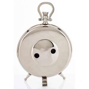 Interior Modern Home Hotel Decor Alarm Clock Footed Base Portable Metal Clock Rust Resistance <b>Mirror</b> Polish Table <b>Desk</b> Clocks - Product Image 5