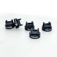 Supports magnétiques pour attaches à fermeture éclair North Georgia Lighting - Lot de 5