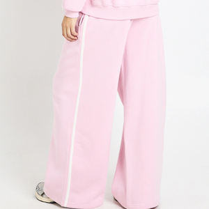 Pantalon décontracté à jambes larges avec fermeture éclair pour l'hiver, matière de haute qualité, manches longues, design décontracté, avec logo personnalisé - Product Image 4