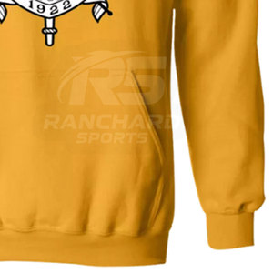 Sweat à capuche pour homme avec broderie de lettres grecques, 100 % coton, design hivernal pour les Journées d'Esprit Grec – Haute Qualité, Écologique - Product Image 4