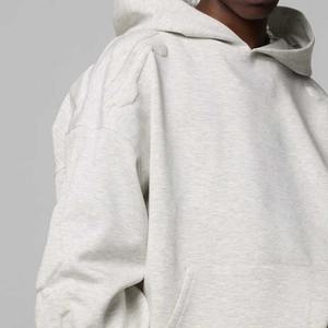 Custom Men's <b>Hoodie</b> 100% Cotton <b>Hoodie</b> Heavyweight Puff Printing 500gsm Streetwear <b>Black</b> 3D Embossing <b>Hoodie</b> for Men - Product Image 6