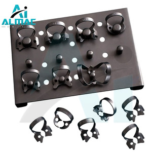 2025 disponible en todos los tamaños, abrazadera de presa de goma Dental Manual para tejido gingival y molares inferiores, juego de retractores Brinker ALMAC - Product Image 2