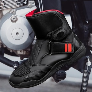 Bottes de moto antidérapantes imperméables équipement de protection de motard résistant à l'usure botte de motocross pour l'équitation d'hiver - Product Image 3