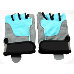 Fitness Training Half Finger Unisex Weightlifting Workout leather <b>Gloves</b> Sport Training Palm Protection Gym <b>Gloves</b> For Men - Product Image 2