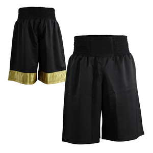 กางเกงมวย MMA สีแดงสำหรับผู้ชายกางเกงมวยผ้านิ่มแห้งเร็วทนทานวัสดุยืดหยุ่นใช้ฝึกฝนฟิตเนสแบบไทย - Product Image 4