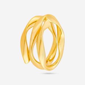 Gold-Plated Fashionable Moon Star Heart Shape Vintage <b>Ring</b> for Gift Giving - Product Image 3