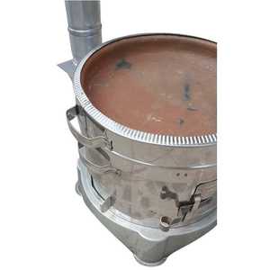 Estufa Eléctrica Tandoor Yufka DORELLO SOBA con Campana Ajustable de Acero Inoxidable Cromado para Barbacoa, 5 Personas, Cocina/Fiestas - Product Image 4