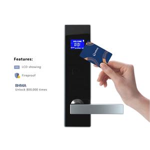 أوربيتا تكنولوجيا كلاسيكية بدون مفاتيح للفنادق بتقنية ذكية سوداء سويبي RFID بطاقة مفاتيح ذكية مضادة للسرقة - Product Image 2