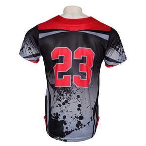 Maillot de baseball à sublimation personnalisée T-shirt vierge maillot de baseball confortable pour équipe sportive avec expédition bon marché - Product Image 5
