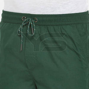 Pantalones cortos deportivos de lona con patrón sólido para correr Atlético estilo informal elástico de cintura media rendimiento Digital entrenamiento básico liso - Product Image 5