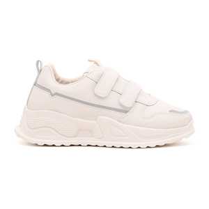 Chaussures de jogging de marche crème pour femmes - Product Image 2