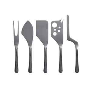 Juego de queso de forma ovalada con tabla de madera y hoja de cuchillo de acero inoxidable disponible en forma y tamaño personalizados - Product Image 6