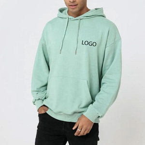 Sweat à capuche pour homme en molleton épais 100% coton de haute qualité, imprimé avec un logo personnalisé, écologique, automne - Product Image 1