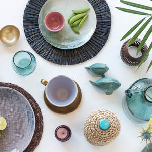 Wholesale Price Seagrass Placemats Coasters Handwoven Eco-Friendly Vintage Round Kitchen Wedding Party Table <b>Dinner</b> Decor - Product Image 2