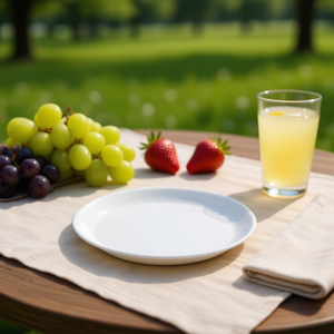 Piatto Monouso in Melamina Ilsa Ivory 10x10x1h cm Elegante e Resistente - Product Image 3