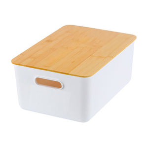 Caja de almacenamiento pequeña con mango, caja de herramientas blanca - Product Image 6