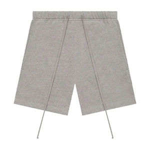 Shorts de sport décontractés pour hommes avec logo personnalisé, vêtements de sport professionnels, jogging, entraînement, streetwear, 100% coton uni - Product Image 3