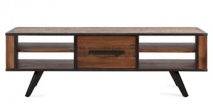 Soportes de TV de madera de hierro Vintage de lujo moderno de alta calidad, nuevo diseño, mueble de TV para sala de estar para almacenamiento de dormitorio - Product Image 5