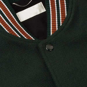 Chaqueta de cuero de alta calidad 100% para hombre de diseño superior con forro de edredón, cuello levantado, manga completa, personalizable para la temporada de invierno - Product Image 3