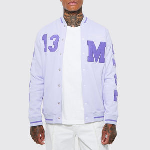 Veste pour hommes veste d'université prix raisonnable logo personnalisé haute qualité confortable dernière mode vente chaude taille OEM - Product Image 5