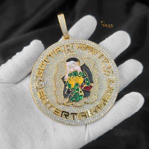Diamant de laboratoire en or massif 10 carats étincelant Gotta Hav It Entertainment Pendentif Iced Out Hip Hop Collier personnalisé Bijoux en vrac - Product Image 3
